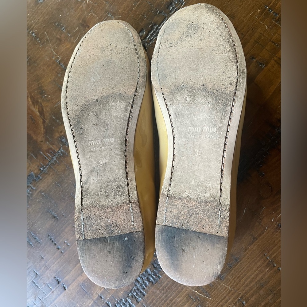 Miu Miu flats (US size 5) with Metal Toe Cap - Picture 10 of 12